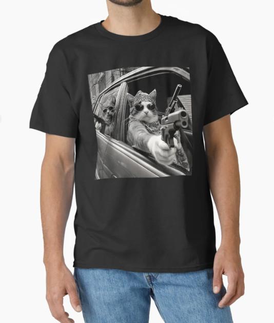 Cool Gangster Cats Street T-Shirt S разноцветный