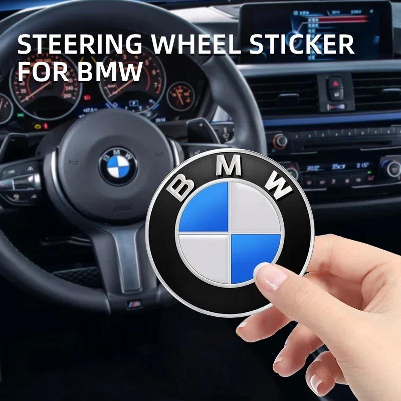 

1PCS 45mm Car Steering Wheel Cover Sticker Emblem Logo For BMW M E39 E46 E60 E90 F10 F20 F30 G20 G30 E87 E53 F15 Accessories синій