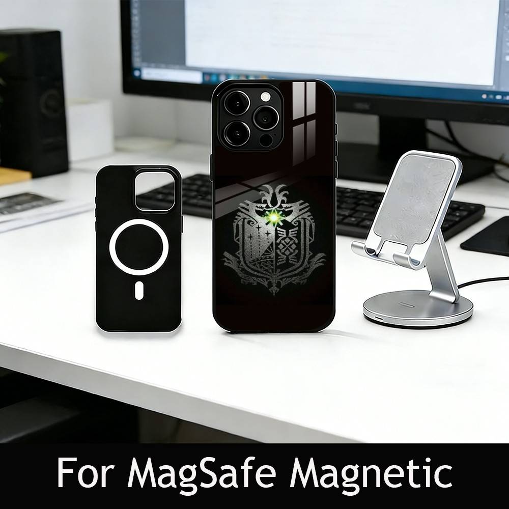 M-Monster M-Wild H-Hunter Phone Case For iPhone17,16,15,14,13,12,11 Plus,Pro Magnetic with Magsafe Wireless Charging