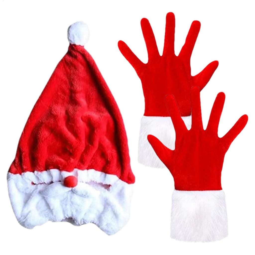 Weihnachtsmann Motorrad Kopfbedeckung Abdeckung Lustige Weihnachtsmann Plüsch Motorrad Kopfbedeckung Mit Weihnachtshandschuhen Festliche Hut Dekoration