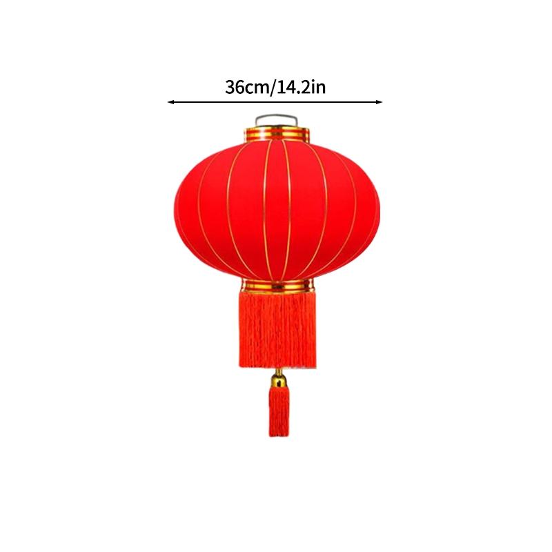 2026 Chinese New Year Hanging Pendant Decoraitons Red Lanterns Spring Festival Celebration Good Fortune Foldable Lantern