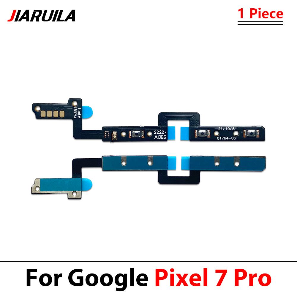 Power Switch On/Off Button Volume Control Key Button Flex Cable For Google Pixel 5 5A 6 6A 7 7A 8 9 Pro XL