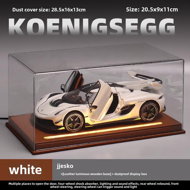 Koenigsegg 1:24 Alloy Supercar Model: Large Children's Toy & Collectible