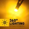 2PCS LED T10 194 White 168 Canbus Amber Red License Dome Side Marker Light Bulb
