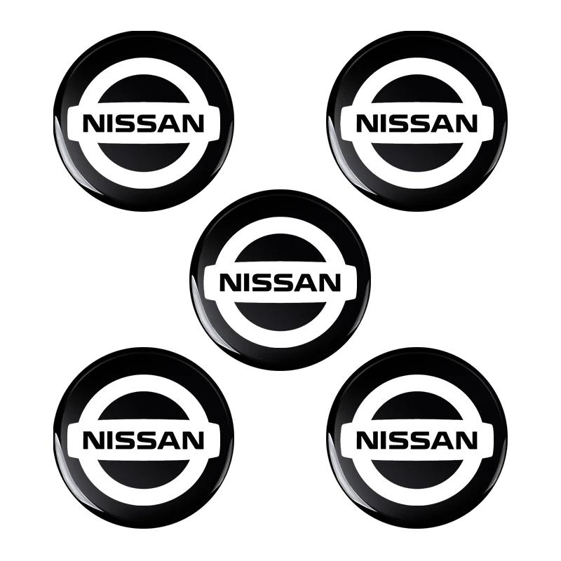 5/10Pcs 14mm Car Remote Key Aluminum Logo Sticker For Nissan Sylphy Cube Juke Rogue Maxima Sentra Note TIIDA