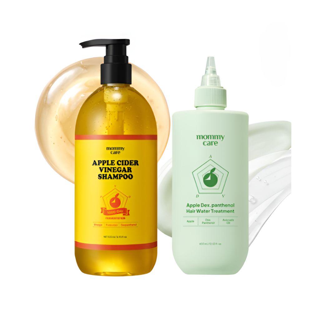 

Mami Care Anti-Hair Loss ACV Shampoo 500g and Vegan Apple Panthenol Water Treatment 400g Set