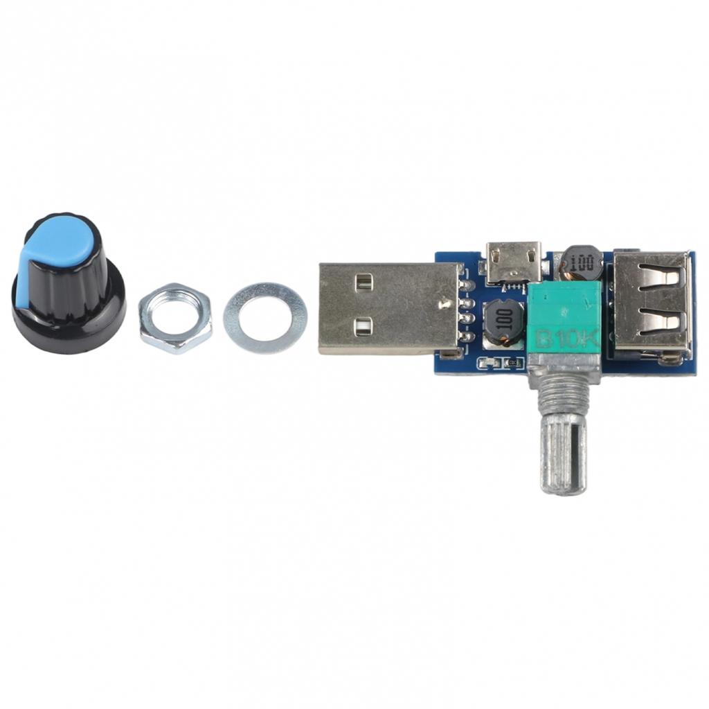 Luftmengenregler 5W Geschwindigkeitsregler USB Lüfterdrehzahlregler