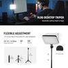 Neewer Luz de Vídeo LED BASICS, Luz para Fotografia, Temperatura de Cor Dupla, Dimerizável (3200K-5600K), Alto Índice de Reprodução de Cor (IRC 95), Compacto e Leve
