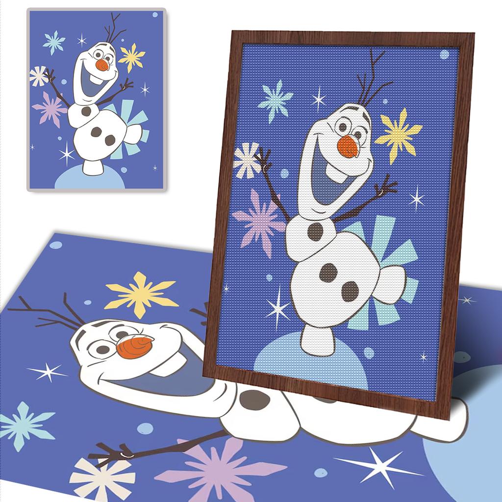DIY Diamond Painting Dancing Olaf Cross Stitch Kit Mosaic Art Diamond Painting Full Circle Diamond Home Decoration