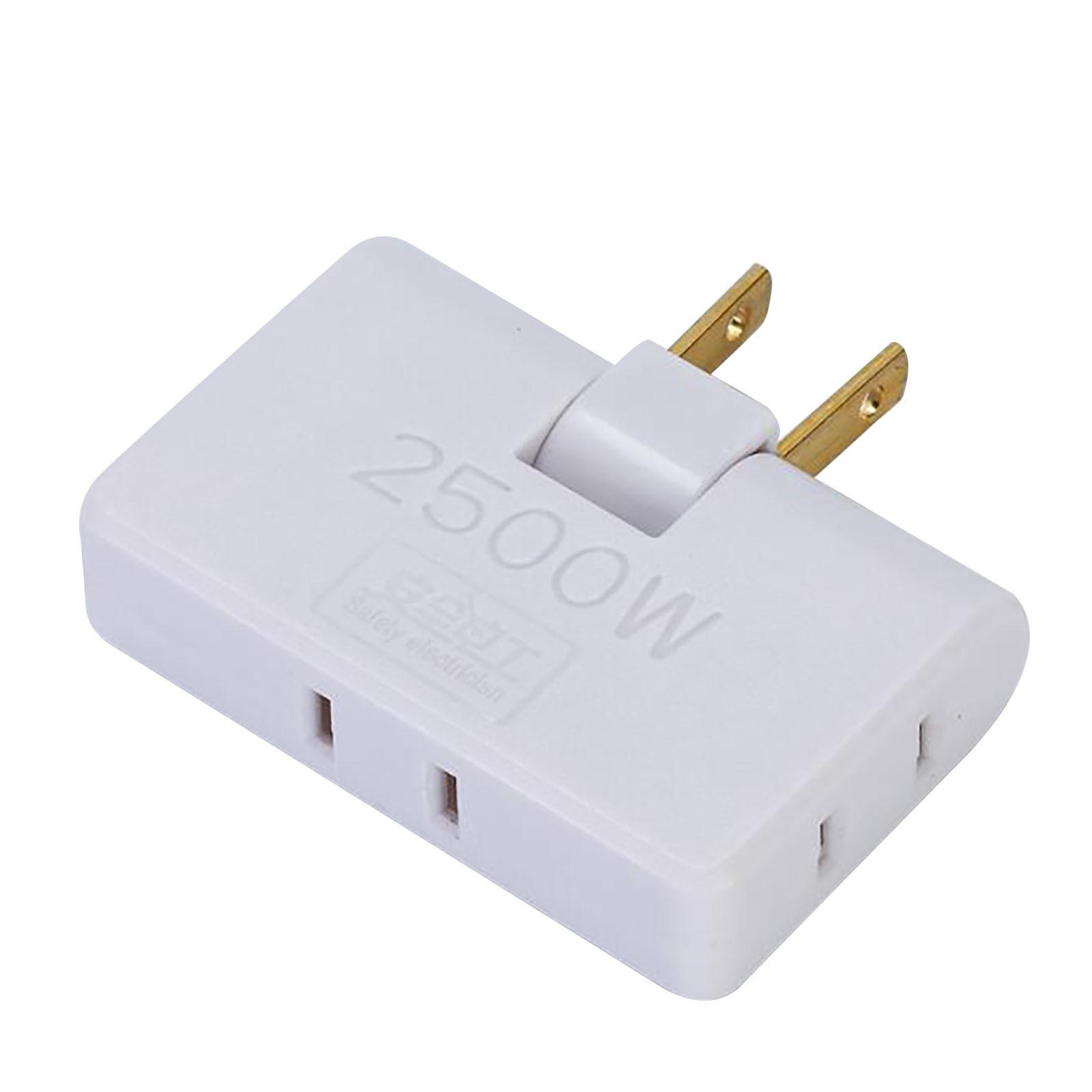 

Sagit 2500 Вт, вращающийся на 180 градусов, один оборот, три вилки преобразования мощности, 3 заземленных адаптера переменного тока с 2 зубцами, инструменты One Size белый