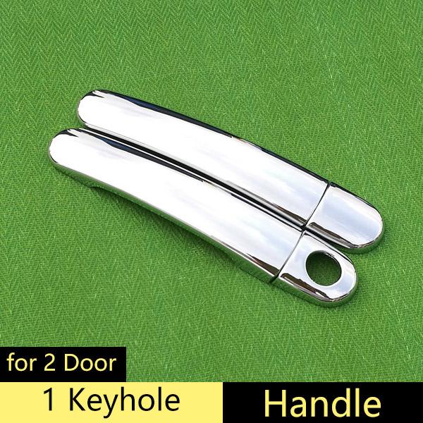 for Seat Leon MK1 1999-2004 1M Luxurious Chrome Handle Cover Trim Set 2000 2001 2002 2003 Car Accessories Stickers Car Styling
