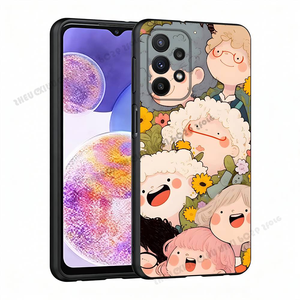 

Illustration Friends Case For Samsung A21 31 51 53 71 20 22 30 32 42 50 10 11 4G 5G Cover Samsung A41