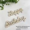 Wooden Birthday Number Sign for Baby's First Birthday & 100 Days Photo Props