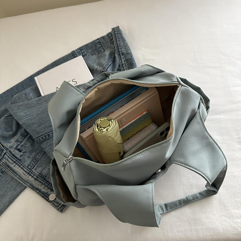 Japanese Minimalist Large-Capacity Lightweight Women's Shoulder Tote Bag