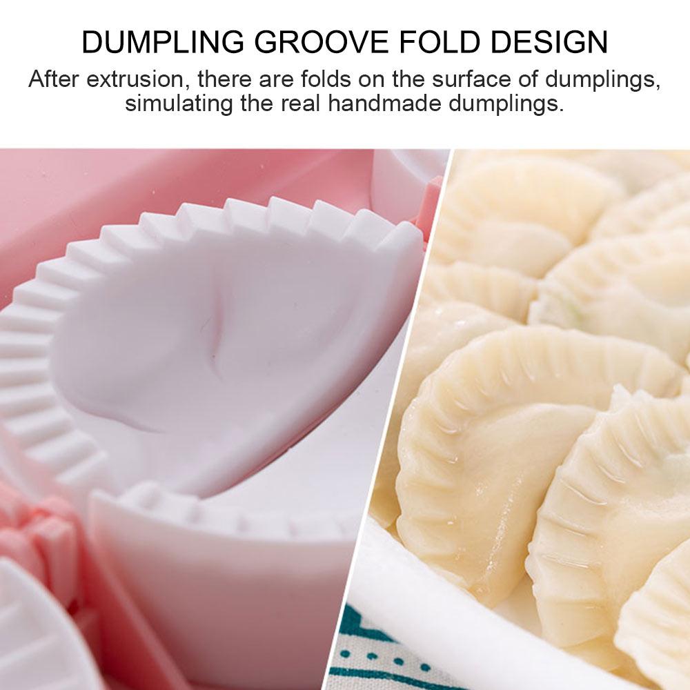 Dumplings Maker Tool Jiaozi Pierogi Form Du kan göra 8 dumplings åt gången Bakformar Bakverk Kökstillbehör