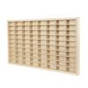 80 Grids for Hot Wheels Diecast Car Matchbox 1/64 Wood Display Shelf Toy Storage