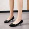 Fashion Office Work Pumps Women Shoes Elegant Heeled Women Stiletto Party Pointed Toe Pu Patent Leather Thin Heels Shoes
