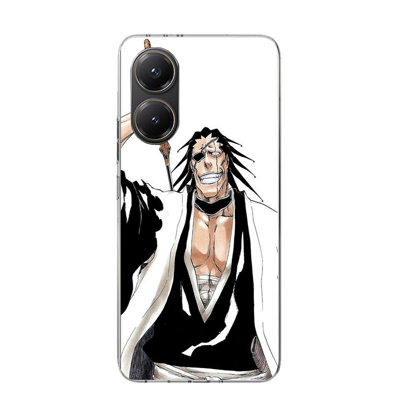 Zaraki Kenpachi Bleach Phone Case For Xiaomi Poco F7 Ultra X7 X6 Pro X5 Redmi 15 15C 13 13C 12 12C 10 10A 10C 9 9A 9C 9T Shell P