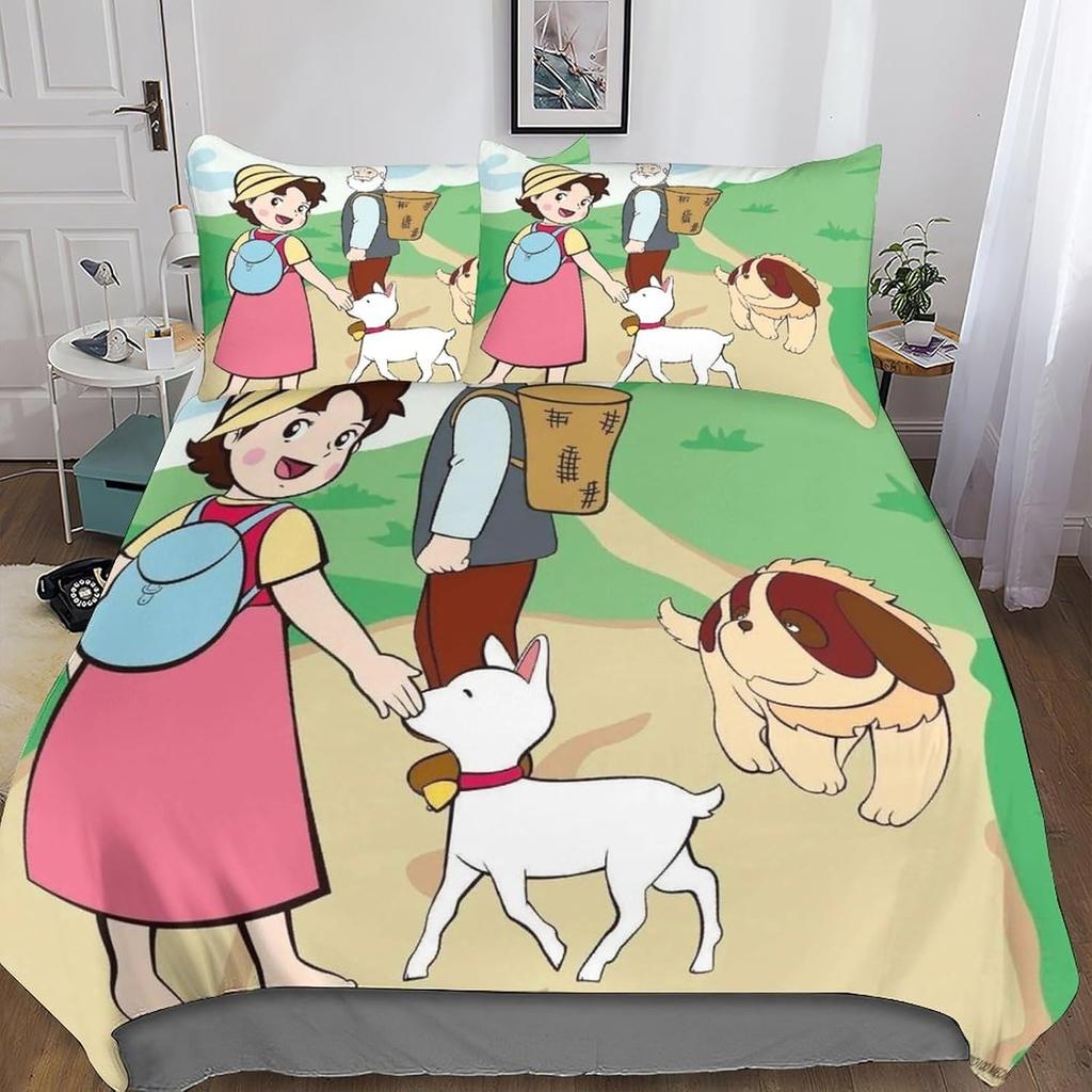 Heidi The Girl From The Alps BeddingHeidi Bedding SetHeidi and Family Duvet Cover SetBedroom Decoration