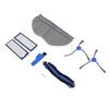 Sweeping Robot Replacement Parts Silicone ABS Main Brush Side Brush Filter Rag Flat Comb for Eufy
