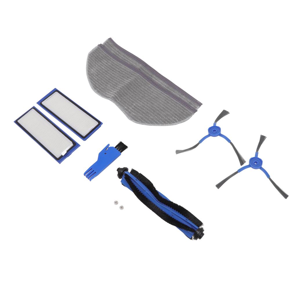 Sweeping Robot Replacement Parts Silicone ABS Main Brush Side Brush Filter Rag Flat Comb for Eufy