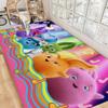 Sunny B-bunnies Floor Mat Non-Slip Laundry Room Mat Laundry Decor Balcony Child Living Room Bedside Mats