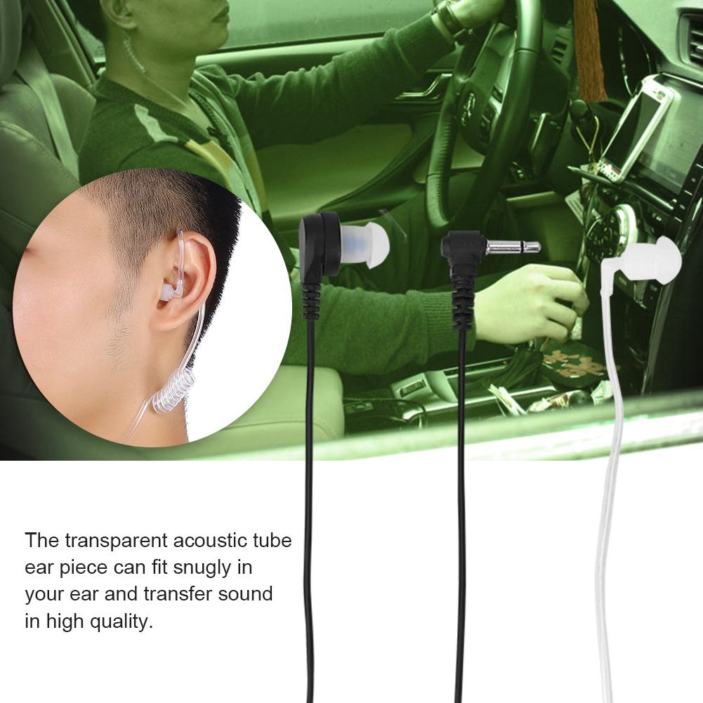 

3,5 мм моно прослушивание только наблюдение акустическая трубка наушник гарнитура анти-излучение для радио