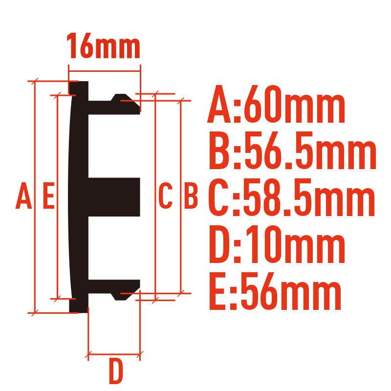 4PCS/Lot 60MM Car Wheel Center Hub Caps for ADVAN Racing Emblem Wheel Center Cap label car styling accessories