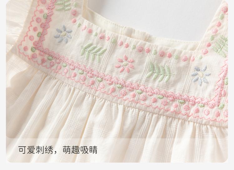 David Bella Children's T-shirt Summer Dress Girls' Baby Pure Cotton Knitted Top