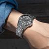 Citizen Q&Q Men's Analog Watch 10-Year Battery Life Waterproof Date Metal Band A23A-002PK Black