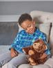 Wild Republic Brown Bear Plush Toy, Fluffy Wild Animal Figurine, W25 x D28 x H23cm, 10924