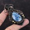 Colgante de Piedra Preciosa Pietersita Joyería Envuelta en Alambre de Cobre Colgante de Cobre Hecho a Mano Joyería de Pietersita Asombroso Colgante Envuelto en Alambre Regalo Para Madre