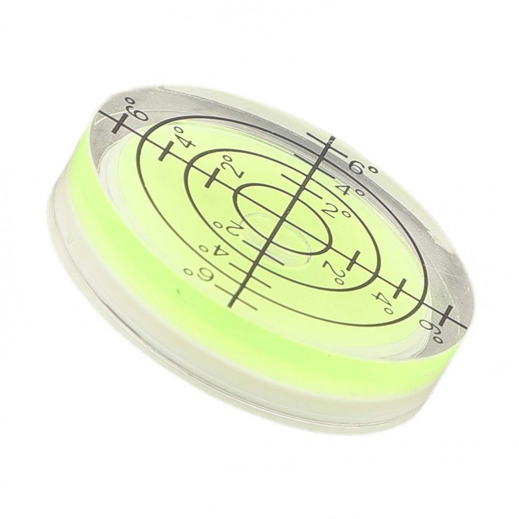 Portable Round Bubble Level for Camera and Tripod Calibration 32mm X 7mm
