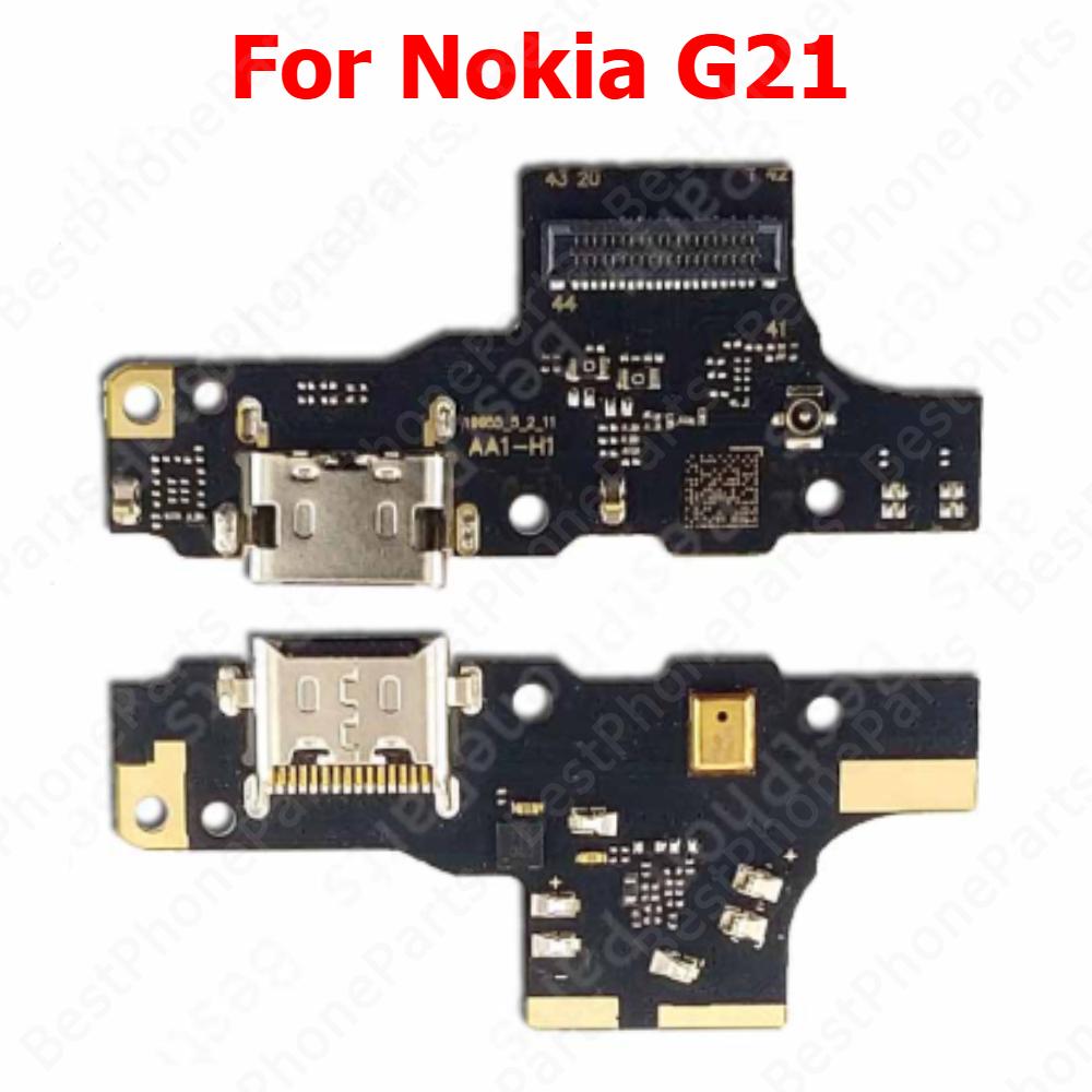 Charging Port For Nokia G42 G22 G21 G11 Plus G400 G300 G60 5G G50 G20 G10 Charge Board Plate Dock Ribbon Socket Usb Connector