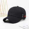 Korean Style Pink Bow Baseball Cap for Girls - Cute, Sweet, Versatile, Soft Crown, Peaked Hat