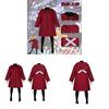 Daemons Of The Shadow Realm Kabu Cosplay Kostuum Met Rode Jas Voor Anime Rollenspel En Halloween Evenementen