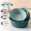 Durable Extra Thick Plastic Washbasin for Clothes, Student Dormitory Basin