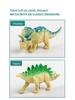 Dinosaur Truck Toy Storage & Transport Set with Alloy Car for Kids