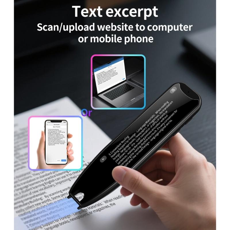 Portable Language Conversion Device With Long Power Time And 8GB Capacity For Fast Text Conversion
