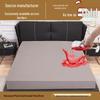 Solid Color Waterproof Fitted Sheet & Anti-slip Mattress Protector Kit