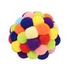 Colorful Plush Bell Ball Cat Toy - Fun and Scratchable Plush Balls for Solo Play with Cats.