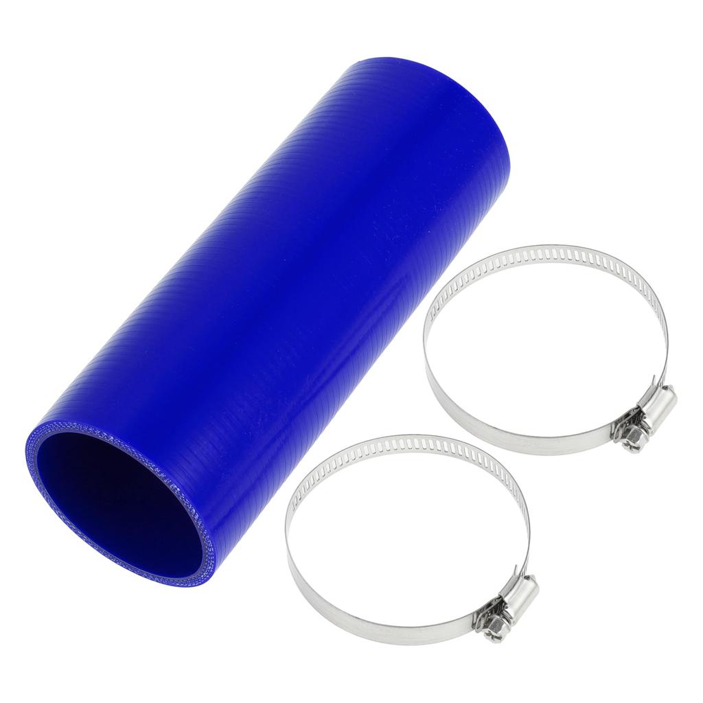 X AUTOHAUX 1 Set Inner Diameter 65mm/2.56" Length 200mm/7.87" 0 Degree Straight Blue Car