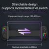 Wireless Game Controller for Android for iOS RGB Light 6-Axis Gyro Vibration Stretchable Tablet PC Gamepad Bluetooth-compatible Gaming Joystick