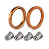 Exhaust Muffler Pipe Gasket Nut For Honda XR200R XR250R XL250R XL500R XR500R Nighthawk Rebel 250 Twinstar Reflex 200 VFR750R