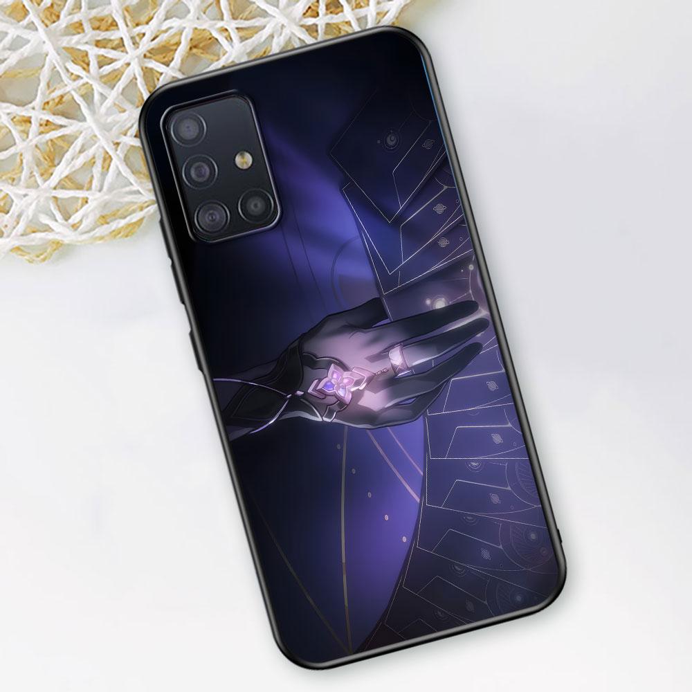

Чехол с изображением черного лебедя Honkai Star Rail Dan Heng для Samsung Galaxy A53 A14 A12 A54 A24 A22 A41 A52 A21s A22 A31 A33, чехол из ТПУ для телефона Samsung A13 4G