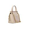 Coach Borsa a mano piccola in jacquard firmato C5280-B4SHG