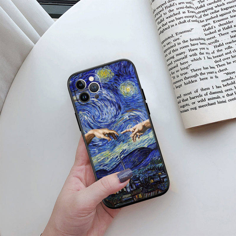 IR27 Starry Night Van Gogh Phone Shell Case for Redmi Note 12 12S 12C 13 13C 13R 14 14S 14R 14C Pro Max Plus A3 A3X A4 A5 11A 13X