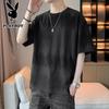 Men's Ice Silk Round Neck Short Sleeve T-Shirt