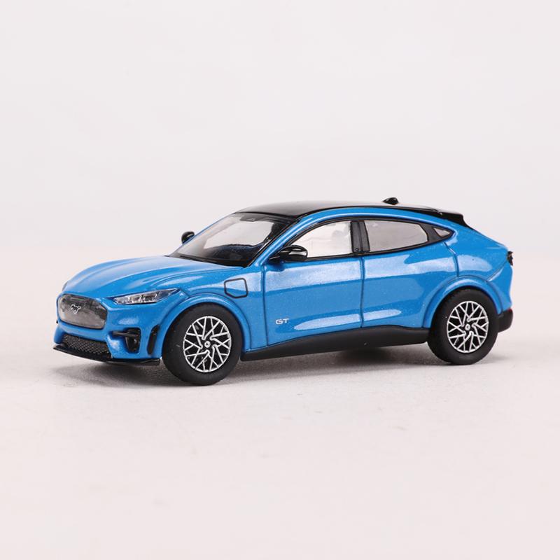 GCD 1:64 Mustang Mach-E GT Alloy Car Diecasts & Toy Vehicles Car Model Miniature Scale Model Car For Children