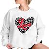 Valentine'S Day Sweater Love Love Print Fleece Sweater
